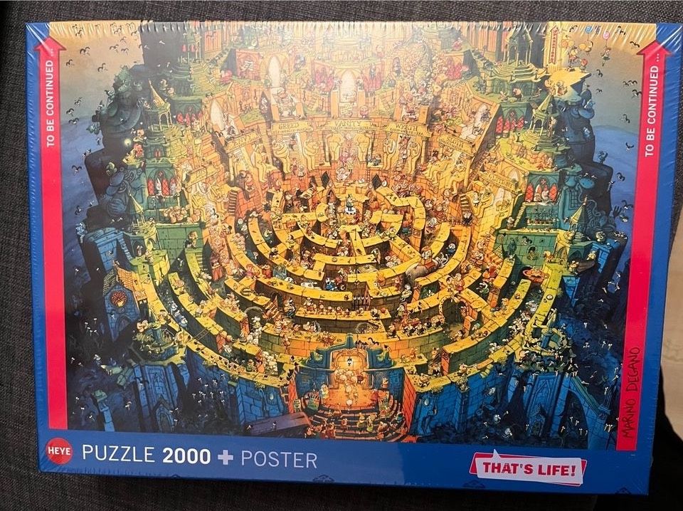 NEU Puzzle Heye - 2000 Teile - Degano - That‘s Life in Schenefeld