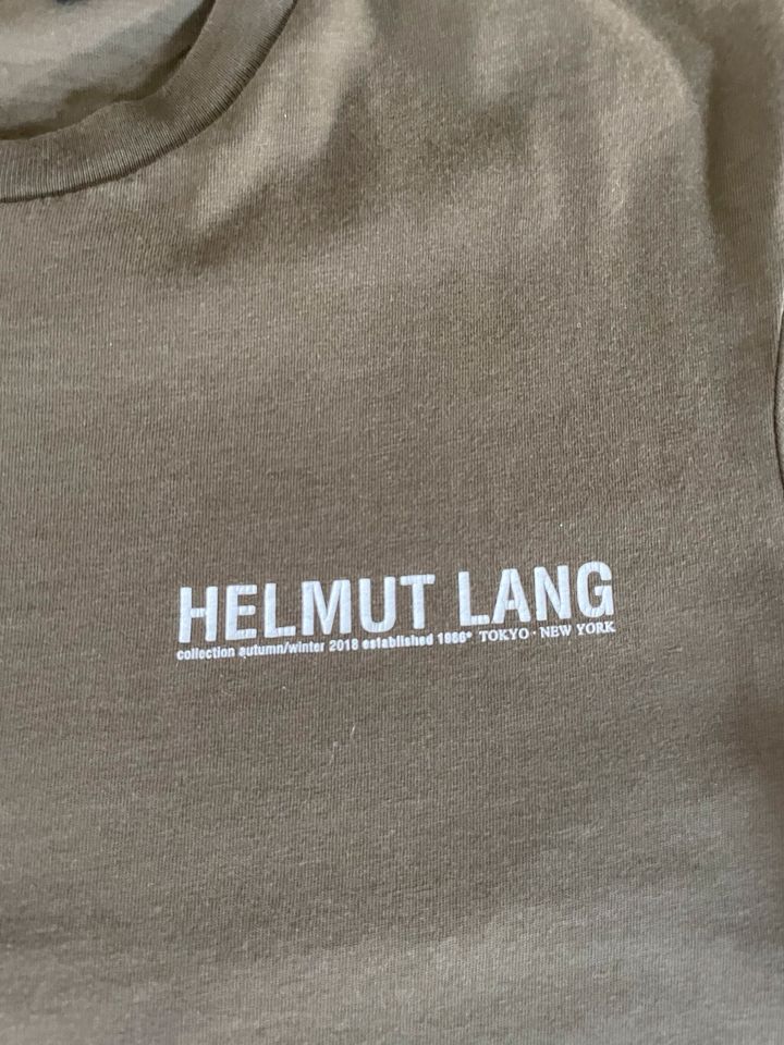Helmut Lang T-Shirt, Khaki Gr. S in Babenhausen