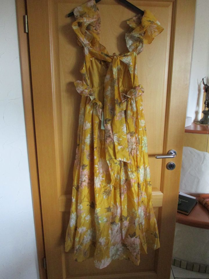 Langes Maxi Kleid der Marke H&M / Grösse:M. Farbe: Gold-gelb /NEU in Neuwied