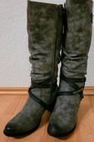 Rieker Stiefel / Winterstiefel / gefüttert / Größe 42 / grau Niedersachsen - Munster Vorschau
