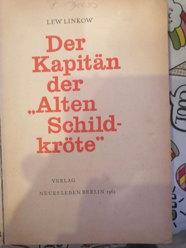 Altes Buch / Rarität/ Der Kapitän der alten Schildkröte!Nostalgie in Zirchow