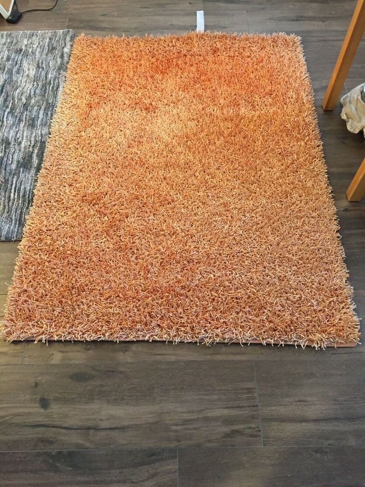 Flokkati Teppich Shaggy 1,40 x 2,00 orange in Ascheberg