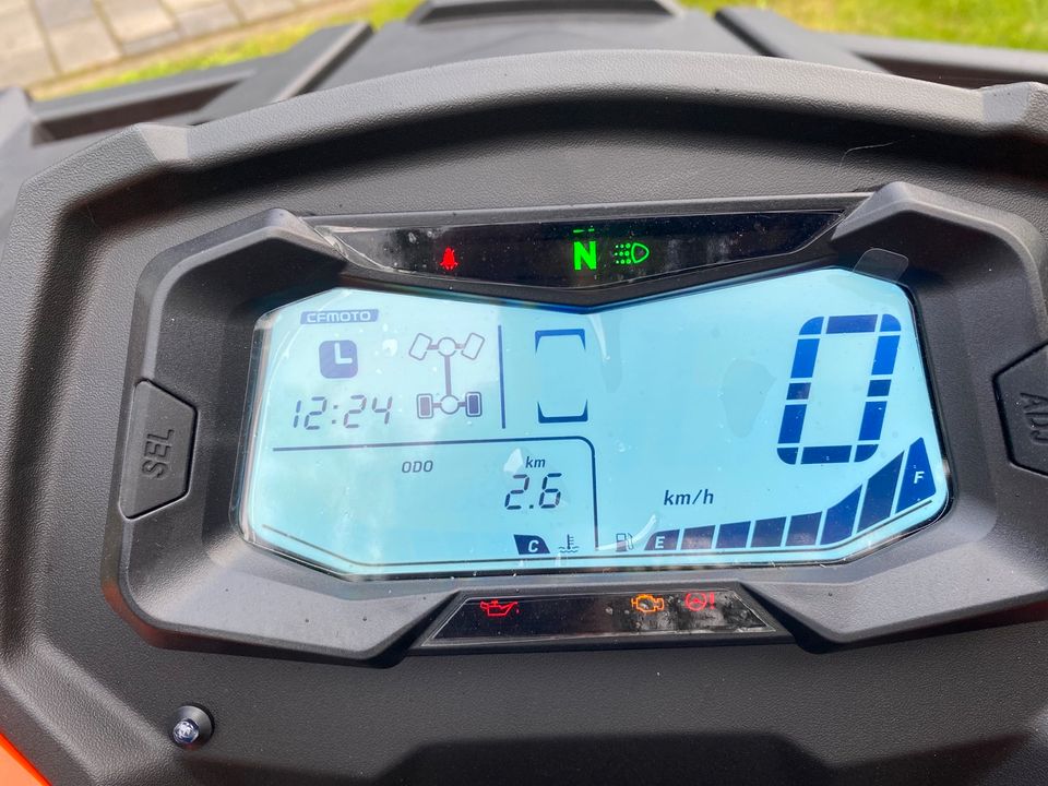 Quad ATV CF Moto C Force 850 LOF EPS Schneeschild Räum Winterdien in Sexau
