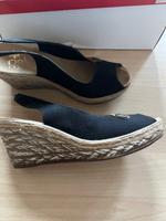 Rieker Pumps Sling Gr 37 schwarz canvas neu Sachsen-Anhalt - Gräfenhainichen Vorschau