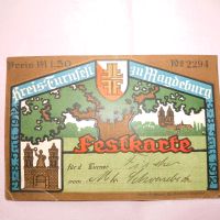 Festkarte Magdeburg Kreis-Turnfest 1912 Sachsen-Anhalt - Schönebeck (Elbe) Vorschau