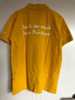 Polo Shirt gelb Denk an mich dein Rücken Poloshirt kurzarm M Niedersachsen - Stade Vorschau