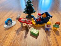 Playmobil 123 Weihnachtsmann mit Rentierschlitten und Zubehör Nordrhein-Westfalen - Voerde (Niederrhein) Vorschau