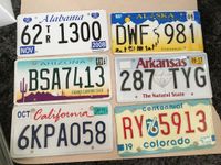 USA License plates aller 50 US Bundesstaaten  USA-Nummernschilder Hessen - Großalmerode Vorschau