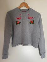 Tommy Hilfiger Sweatshirt mit gestickten Flamingos wie neu Nordrhein-Westfalen - Spenge Vorschau