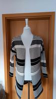 Only⭐️Cardigan Strickjacke S Struktur schwarz creme gestreift wNe Thüringen - Kölleda Vorschau