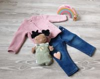 S. Oliver| Teddy-Plüsch Sweatjacke| rosa| Jeans | Herz| Größe 74 Simmern - Hunsrück Vorschau