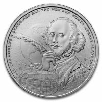 Silbermünze William Shakespeare 1 oz 2024 Icons of Inspiration Niedersachsen - Fürstenau Vorschau