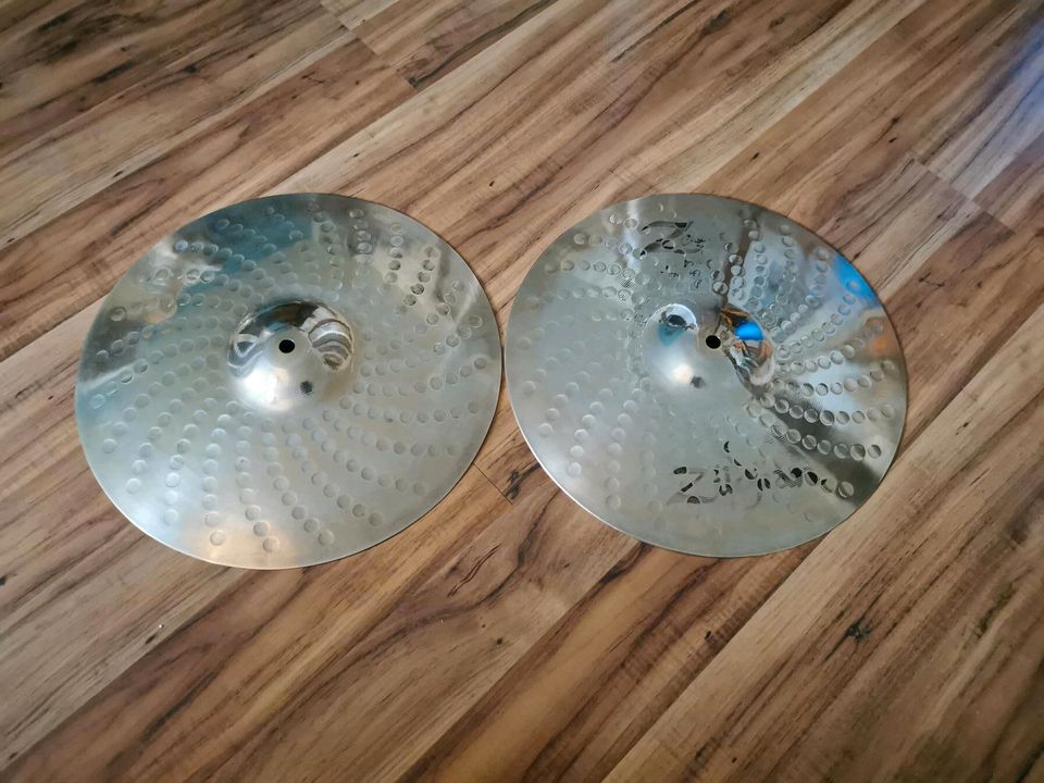 Zildjian Z Custom Hi Hat 14" Schlagzeug Becken Cymbals in Tauscha