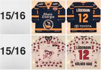 KEC Kölner Haie Game Worn/Issued/Proto Eishockey Trikots Lüdemann Köln - Widdersdorf Vorschau