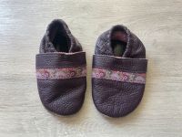 Krabbelschuhe/Lederschuhe/Lederpuschen/Lauflernschuhe lila Gr. 21 Nordrhein-Westfalen - Witten Vorschau