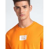 NEU❗️Calvin Klein Badge-T-Shirt Gr.L / orange Brandenburg - Cottbus Vorschau