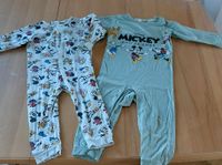 2x H&M Mickey Mouse Schlafanzug Overall Gr. 92 Unisex Brandenburg - Kolkwitz Vorschau