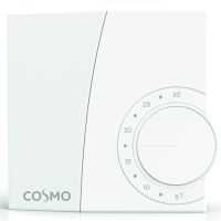 COSMO elektronischer Raumthermostat 230V Heizen Aufputz RAL9010 Sachsen - Lichtenstein Vorschau