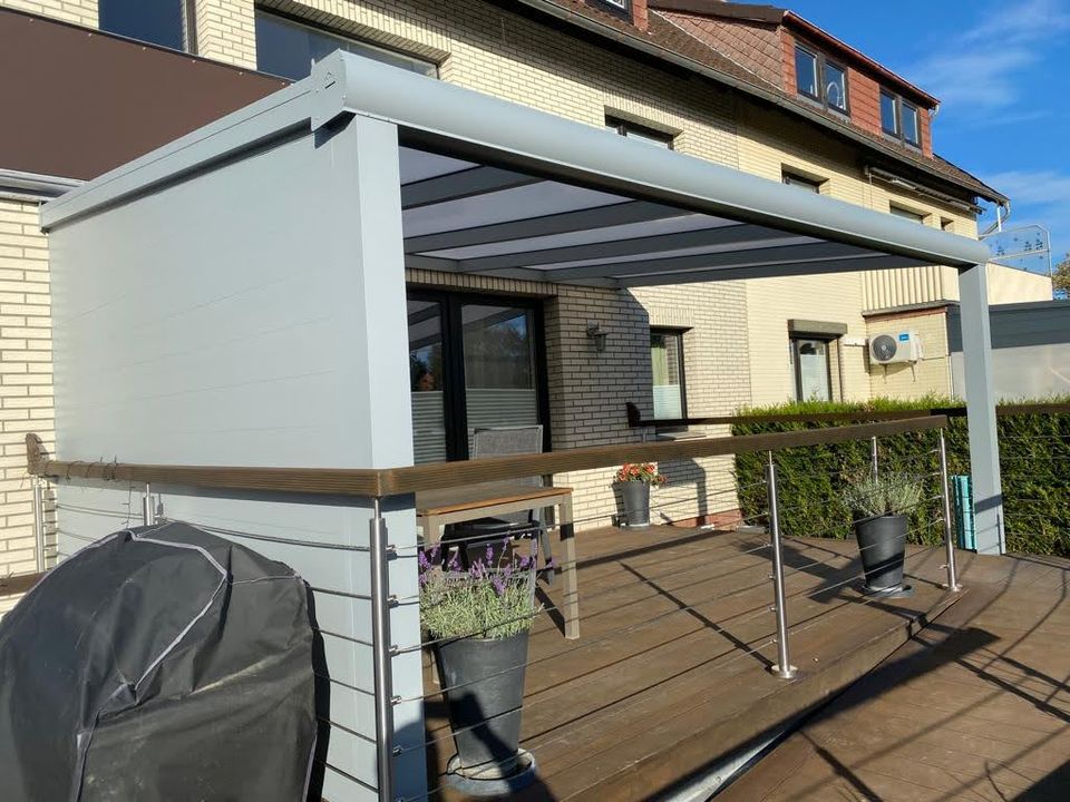 ALU Terrassenüberdachung - Carport - Pergola - Glasschiebewand in Nordhausen