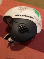 Alpina Skihelm Gr. 48-52 Weiß mit grüne und braun Baden-Württemberg - Remshalden Vorschau