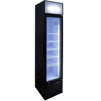 NEU! Getränkekühlschrank Kühlschrank Kühlregal Supermarkt Kisosk Gastro Gastrobedarf - mit einer Glastür - 162 Liter - mit Leuchtaufsatz - schwarz - BigGastro - Kostenlose Lieferung! Nordrhein-Westfalen - Metelen Vorschau