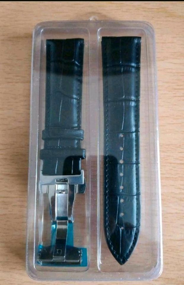 Uhrenarmband Leder Faltschließe Edelstahl 21mm NEU OVP in Bayern - Fürth |  eBay Kleinanzeigen ist jetzt Kleinanzeigen