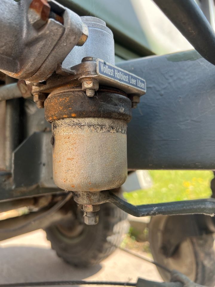 Bundeswehr 1-Achs Anhänger Glas  1.Generation in Sondershausen