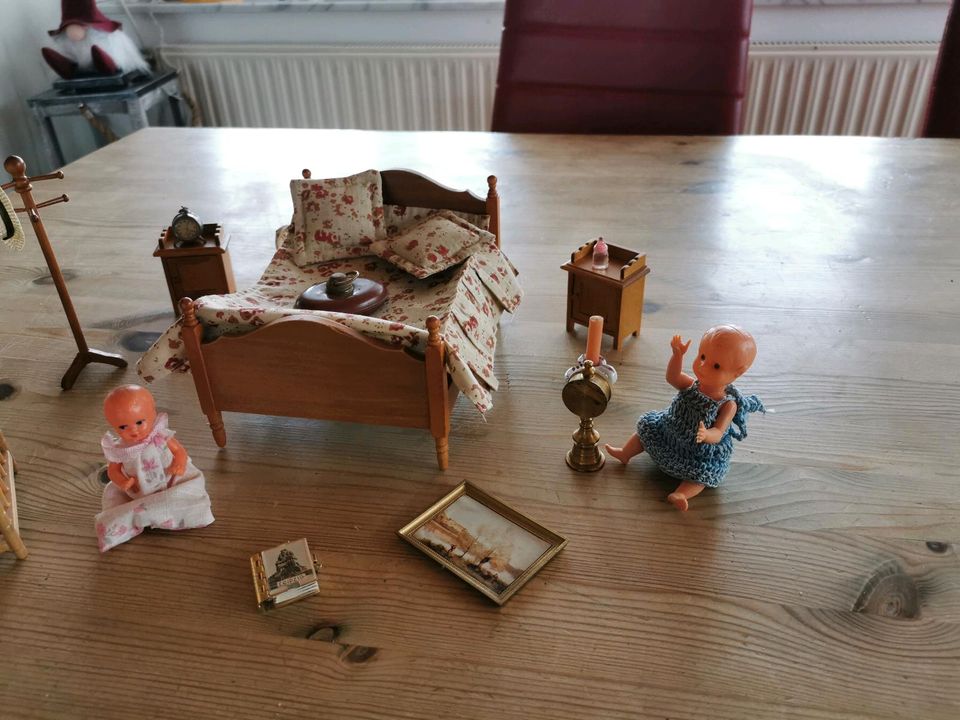 Puppenhaus puppenstube Schlafzimmer Zubehör in Rosenfeld