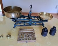 antike Waage, Küchenwaage mit Gewichten, Vintage Dortmund - Barop Vorschau