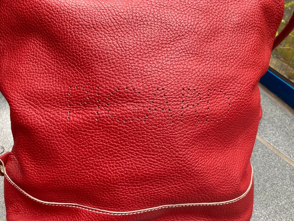 Neu Picard Handtasche Leder rot in Lübeck