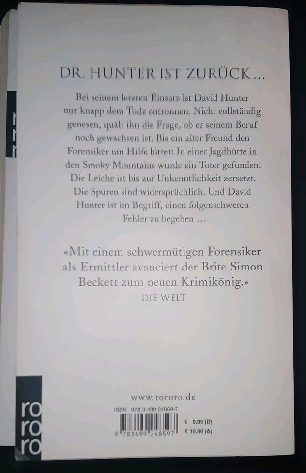 Zusammen nur 5€ - 3x Simon Beckett Thriller - Top in Dortmund