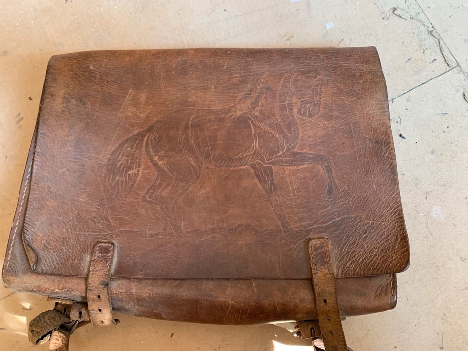 Leder Aktentasche Vintage Schultasche in Höchstädt i. Fichtelgebirge