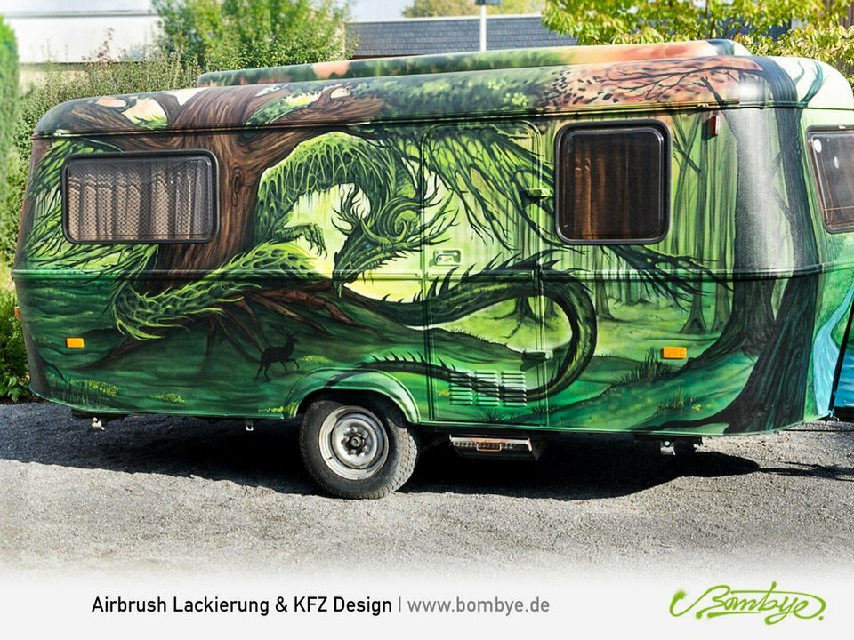 Airbrush & KFZ Lackierung Lackierer Caravan Womo VW Bus Graffiti in Nümbrecht