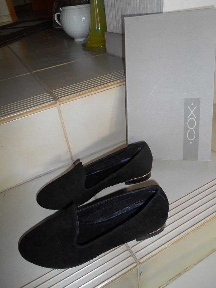 COX - Damenschuhe Gr. 39 - schwarz - schickes Design in Leinfelden-Echterdingen