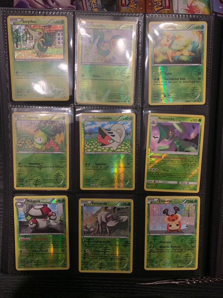 Alte Pokemon Reverse Holo Karten ab 2007 in Gersfeld