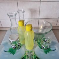 Glas Karaffe, Glasschüssel, Behälter, Flaschen Tupperware, Party Nordrhein-Westfalen - Troisdorf Vorschau