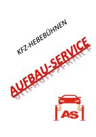 Hebebühne,KFZ,  Aufbau-Service,Montage, Reparatur,UVV,Wartung Bayern - Nürnberg (Mittelfr) Vorschau