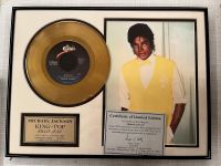 Michael Jackson " Billie Jean" 24K Gold Limitierte Auflage, Selte Hessen - Gründau Vorschau