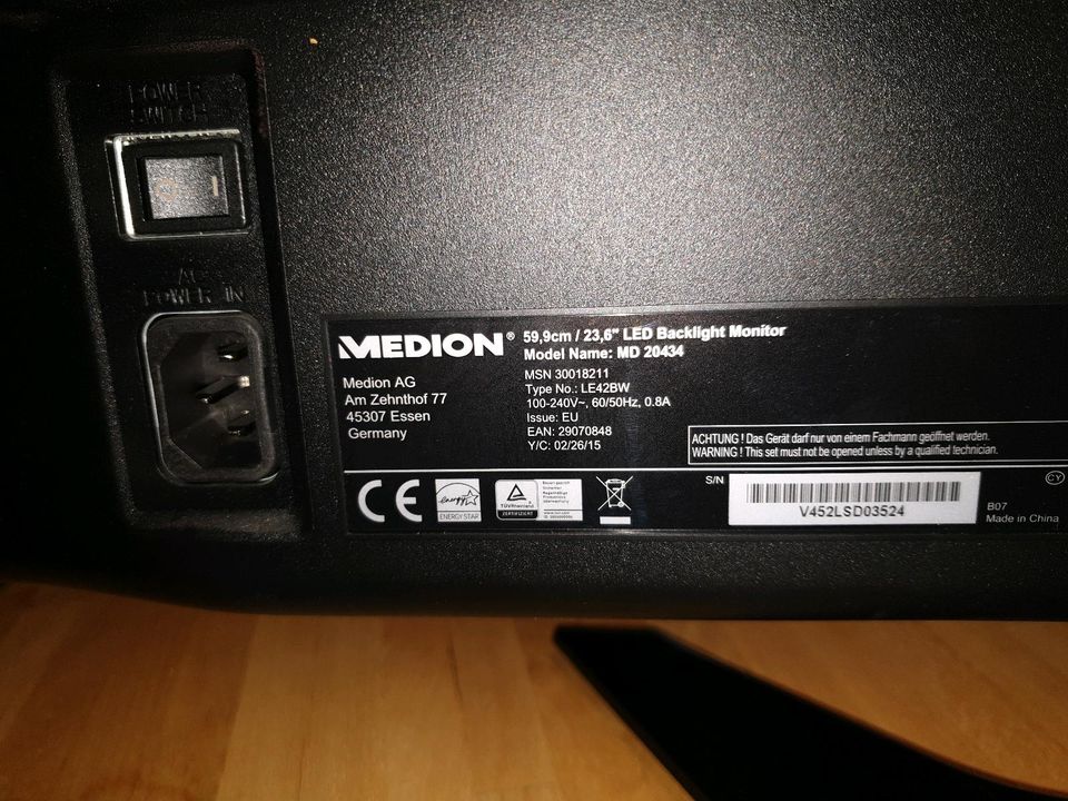 Medien md20434 monitor 23,6 in Berlin