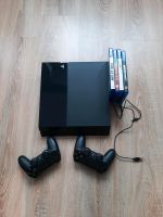 Playstation 4 mit 4 Spielen und 2 Controllern Brandenburg - Ahrensfelde Vorschau