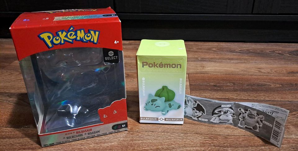 Pokemon Bisasam, Bisaknosp, Bisaflor Figuren Amiibo Gachapon OVP in Bremen