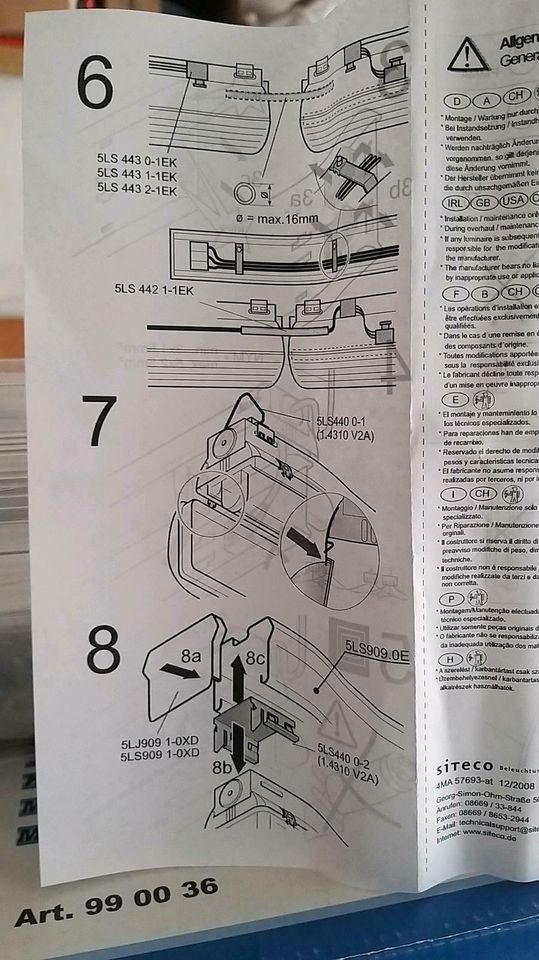 2 Deckenleuchten, NEU und ORIGINALVERPACKT in Owen