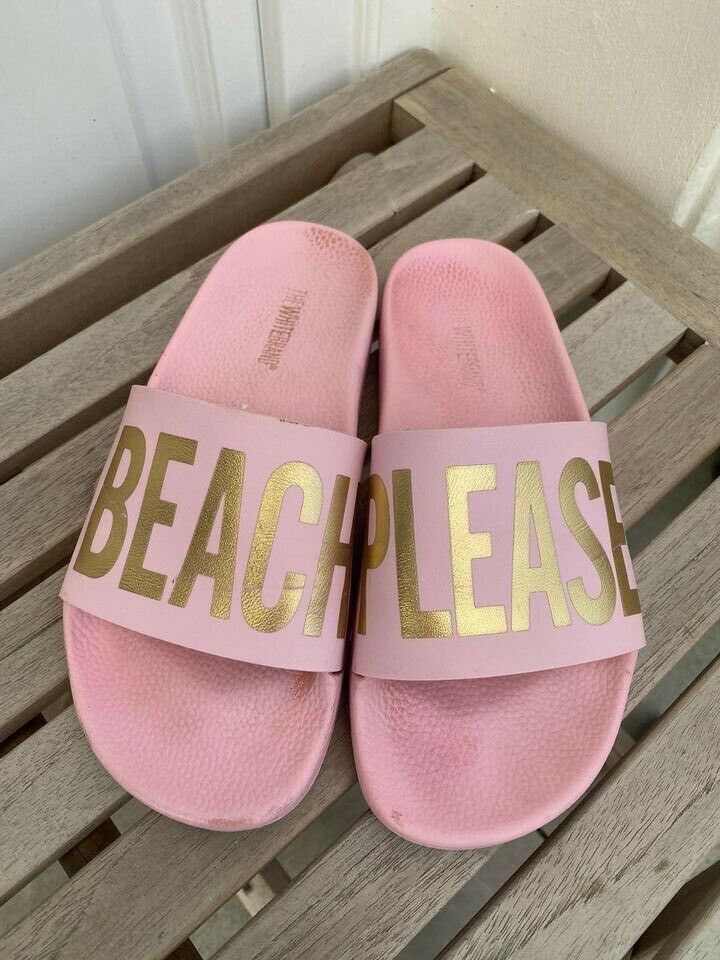 BEACH PLEASE Slides Pantolette Badeschuh Gr.37 Rosa/ Gold in Eimsbüttel -  Hamburg Harvestehude | eBay Kleinanzeigen ist jetzt Kleinanzeigen