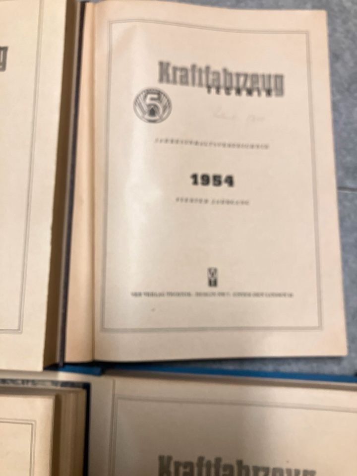 Kraftfahrzeug Technik - DDR - Gebundene Jahrgänge von… in Kitzscher