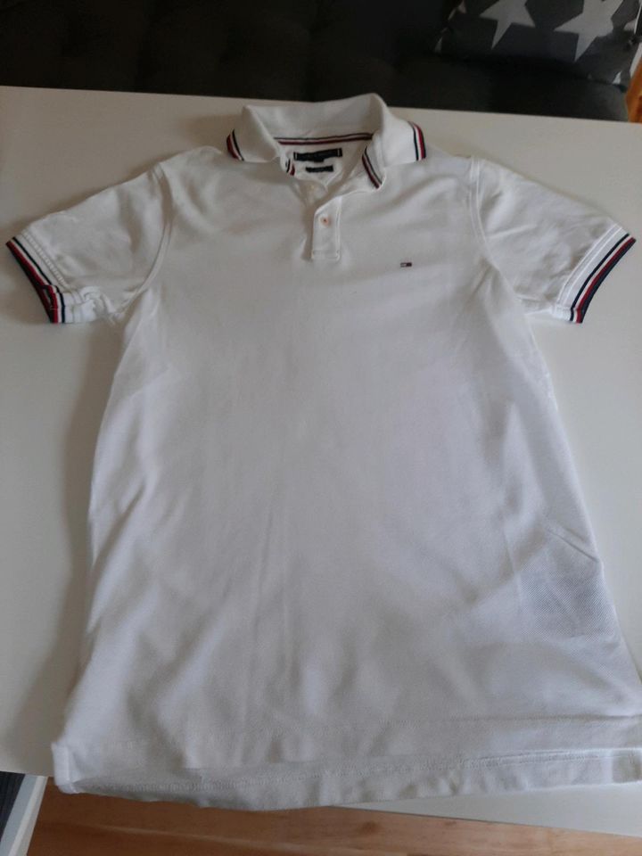 Tommy Hilfiger Poloshirt weiss NEU in Niederdreisbach