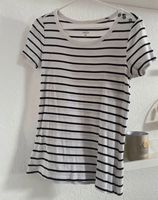 H&M Basic T-Shirt schwarz weiß gestreift Hannover - Mitte Vorschau