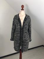 Zero Long Cardigan Strickjacke schwarz meliert Gr. 36 Mantel S Baden-Württemberg - Filderstadt Vorschau