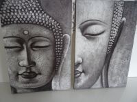 +Bilder 2 Buddha Buddhabilder Motiv: Buddha anthrazit grau edel+ Bayern - Untermeitingen Vorschau