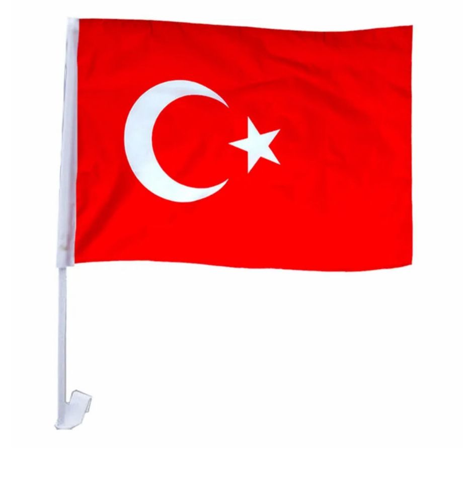 Türkei EM-Autoflaggen in Sindelfingen