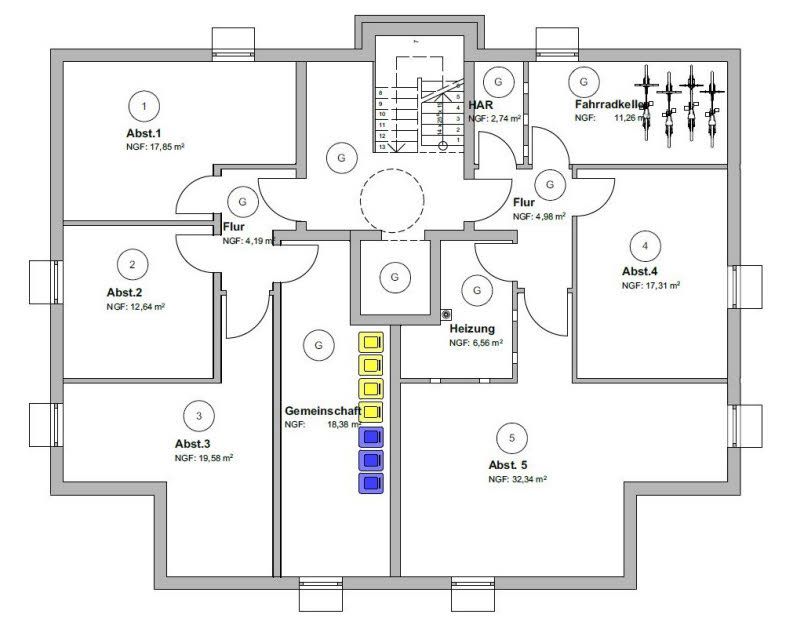 Moderne 3 Zimmer Penthousewohnung im Zentrum von Delbrück in Delbrück